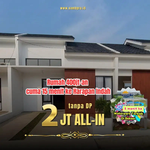 Rumah 20 menit ke Stasiun Bekasi, TANPA DP