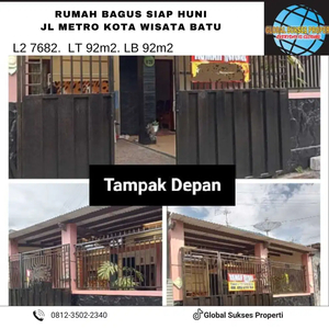 Rumah Bagus Siap Huni Lingkungan Aman di Kota Batu