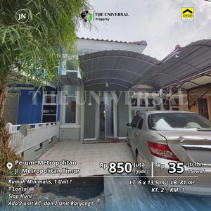 Rumah Jual/Sewa Makassar Taman Metropolitan Siap Huni Hadap Timur (JN)