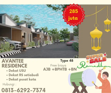 rumah murah mewah di Medan terbaru dekat ringroad promo ramadhan
