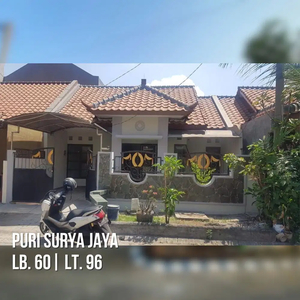 Rumah Sidoarjo di Kawasan Elit Perum Puri Surya Jaya, Dekat Juanda