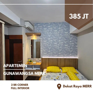 Sudah SHM‼️Apartemen Gunawangsa MERR 2 BR Corner