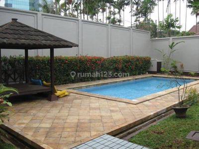 1 Storey House With Private Pool In Compound Located In Kemang Area