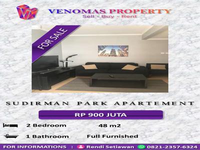 Dijual Apartement Sudirman Park Middle Floor 2BR Full Furnished