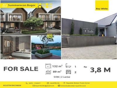 Dijual Rumah Baru Minimalis Modern & Hunian Nyaman di Summarecon Bogor