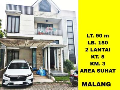 Dijual rumah jl ikan kakap dekat kampus brawijaya malang