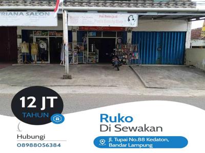 Disewakan Ruko 12 Juta Per Tahun