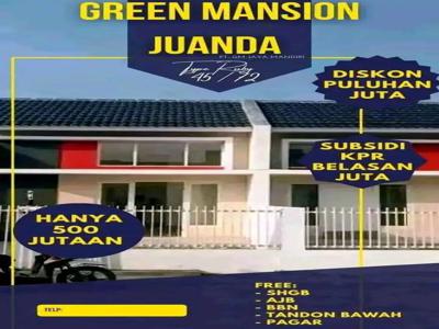 Green mansion Juanda, rumah impian & mudah di jangkau