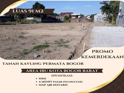 Kavling Tanah, Kota Bogor Barat Baru Cocok Investasi