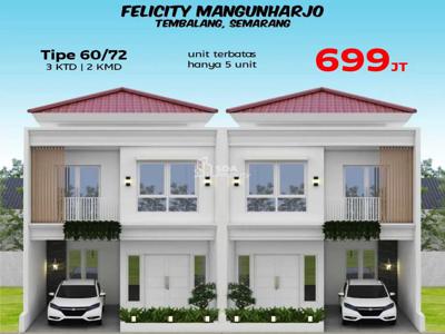 Rumah Baru 2 Lantai Ready Stok di Samping Citra Grand Mangunharjo
