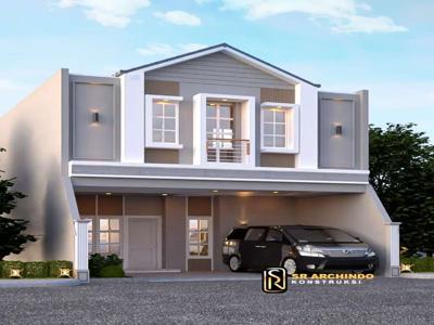 Rumah baru minimalis modern dalam cluster di jatiwarna bekasi kota