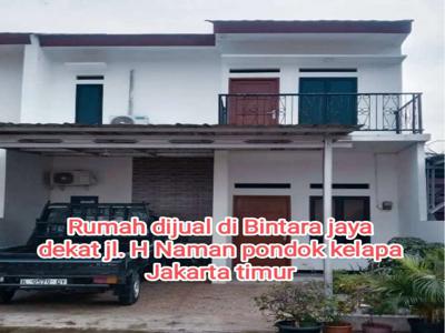 Rumah dijual di Bintara jaya, dekat dengan terminal minitran pd kelapa