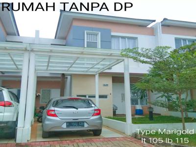 Rumah dijual tanpa dp dan free biaya kpr lokasi 0km ke tol