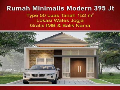 Rumah Gaya Modern Minimalis, Hanya 300 juta-an, Gratis IMB+Balik Nama