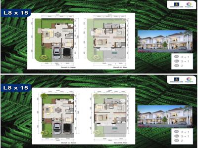 Rumah Pasadena Grand Residences Pasadena 15-01 Luas 8X15+