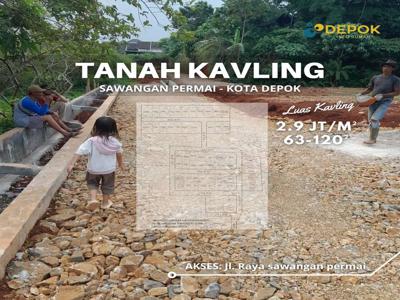 Tanah kavling dijual sawangan permai depok