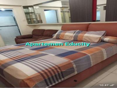 Apartement Educity, murah full furnished