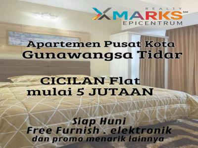 CICIL 80X FLAT MULAI 5 JUTAAN ! Free Furnish Elektronik Apartemen