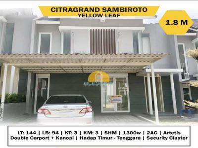 Dijual Rumah 2 Lantai di Yellow Leaf Citragrand Semarang
