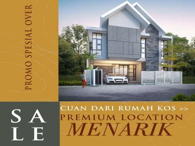 dijual rumah kos mewah 6 kamar depan kampus