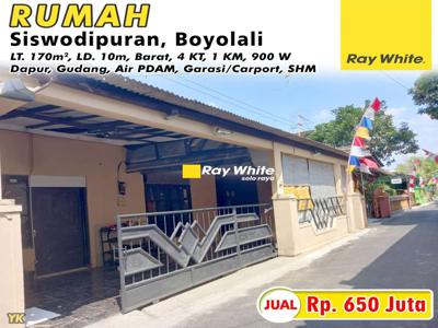 Dijual Rumah Siswodipuran, Boyolali