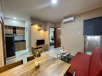 DISEWAKAN APARTEMEN MEDIT GADING 2 KAMAR FULL FURNISH BARU SIAP HUNI