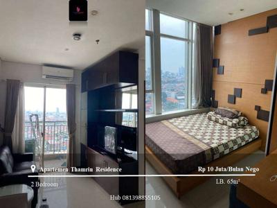Disewakan Apartement Thamrin Residence Mid Floor 2BR Full Furnished