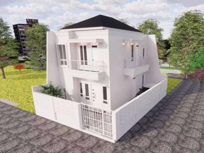 Rumah Baru Fresh Banget 2 Lantai di Kav DKI Pondok Kelapa