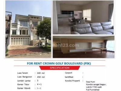 Rumah Disewakan di Pik Uk300m2 Furnished Siap Huni At Jakarta Selatan