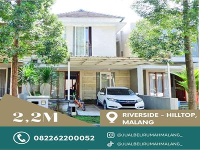 Rumah Mewah Minimalis Riverside Blimbing Kota Malang Turun Harga Nego