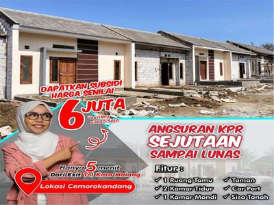 Rumah Murah Dekat SMKN 9 Cemorokandang