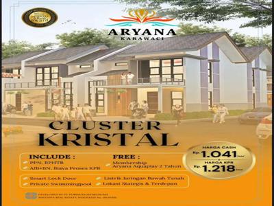 Rumah siap huni 2 lantai Aryana karawaci gratis AC dan kitchenset