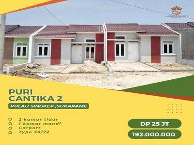 Rumah subsidi murah di sukarame