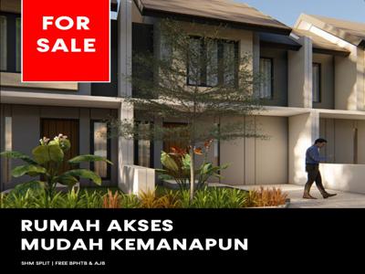 DIJUAL RUMAH AREA PANDAAN TYPE 55 FASILITAS LENGKAP