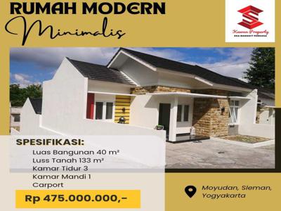 Rumah Murah Minimalis Lokasi di Moyudan dan Bantul