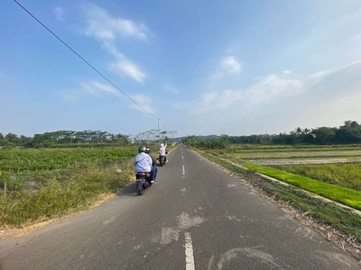 200 m Pintu Toll Gamping: Dijual Tanah Jogja Tepi Jalan Cocok Invest