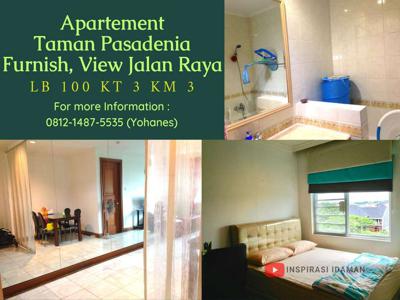 Apartement Taman Pasadenia 2+1BR Tower B lB100mtr furnished