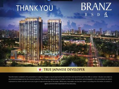 Branz BSD- West Tower (A) Unit 2 BR Ready Stok