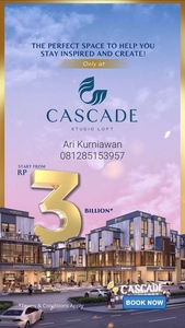 Cascade Studio Loft BSD Boulevard dekat Navapark 3man lokasi strategis