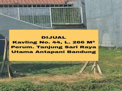 Dijual Kavling No.44, LT. 266M², Antapani, Bandung.