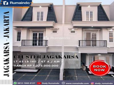 Dijual Murah Rumah Cluster di Jl Jagakarsa Raya Jakarta Selatan