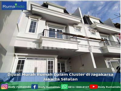 Dijual Murah Rumah Dalam Cluster di Jagakarsa Jakarta Selatan