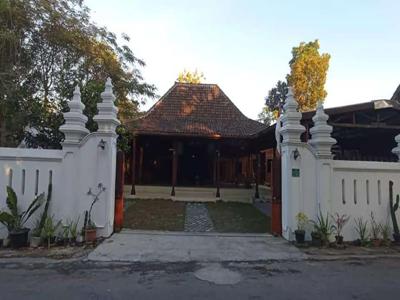 Dijual Murah Villa Joglo Kayu Jati Tua di Yogyakarta