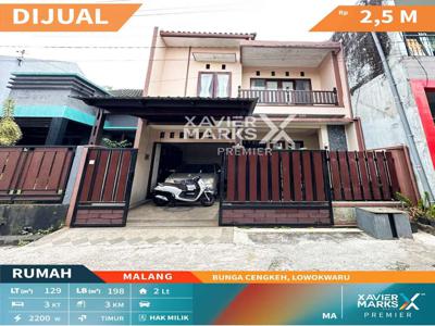 Dijual Rumah Bagus 2 Lantai di Jl Bunga Cengkeh Lowokwaru Malang