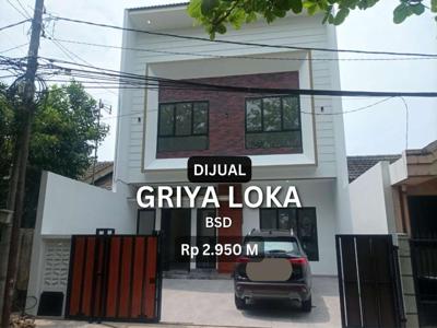 Dijual Rumah Brand New di Griya Loka BSD City
