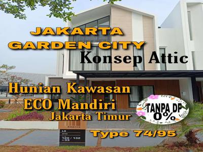 Dijual Rumah cluster Jakarta garden City Jakarta Timur