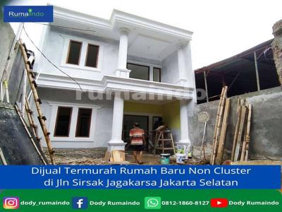 Dijual Termurah Rumah Baru Non Cluster di Jln Sirsak Jagakarsa Jakarta