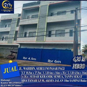 Ruko Strategis Jl Wahidin, Pontianak, Kalimantan Barat