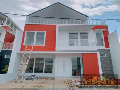 Rumah 2 Lantai Di Jual KPR Free Motor Lokasi Di Jatibening Surat SHM