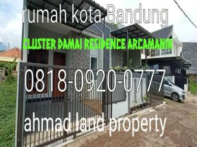 Rumah baru indent jl permata elok cluster damai Arcamanik Bandung kota